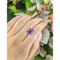 4.15 Ct. Purple Amethyst from Ceylon (Sri Lanka) Life Style