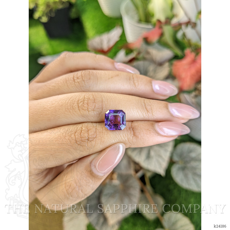 4.15 Ct. Purple Amethyst from Ceylon (Sri Lanka)