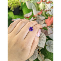3.23 Ct. Purple Amethyst from Ceylon (Sri Lanka) Life Style