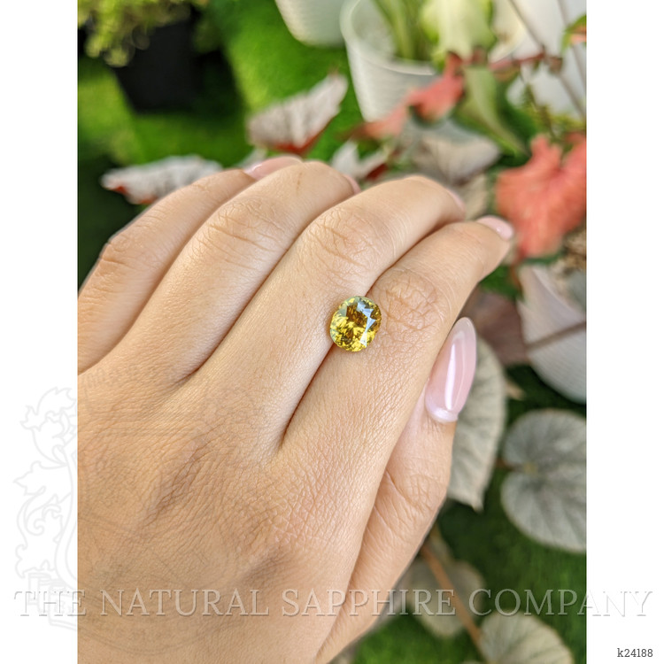 4.35 Ct. Brownish Yellow Zircon from Ceylon (Sri Lanka)