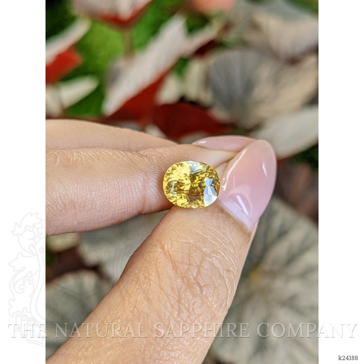 4.35 Ct. Brownish Yellow Zircon from Ceylon (Sri Lanka)