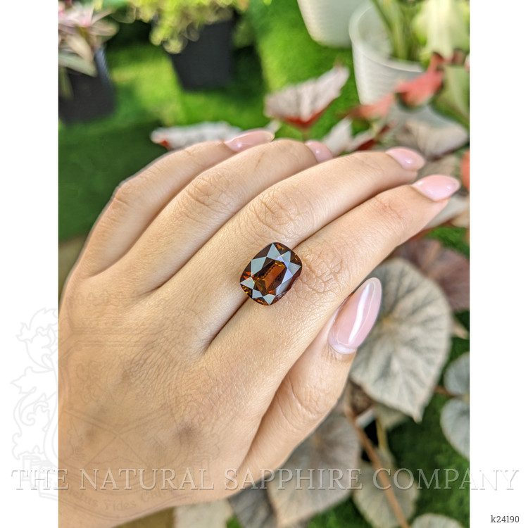 8.53 Ct. Brownish Orange Tourmaline from Ceylon (Sri Lanka)