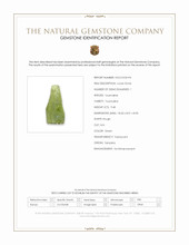 9.48 Ct. Green Tourmaline from Tanzania Scan Report