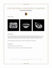 13.45 Ct. White Topaz from Ceylon (Sri Lanka) Appraisal