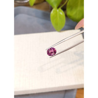 3.56 Ct. Purplish Pink Garnet from Madagascar Life Style