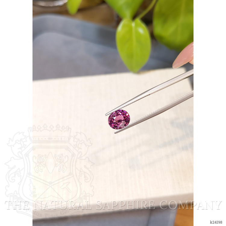 3.56 Ct. Purplish Pink Garnet from Madagascar