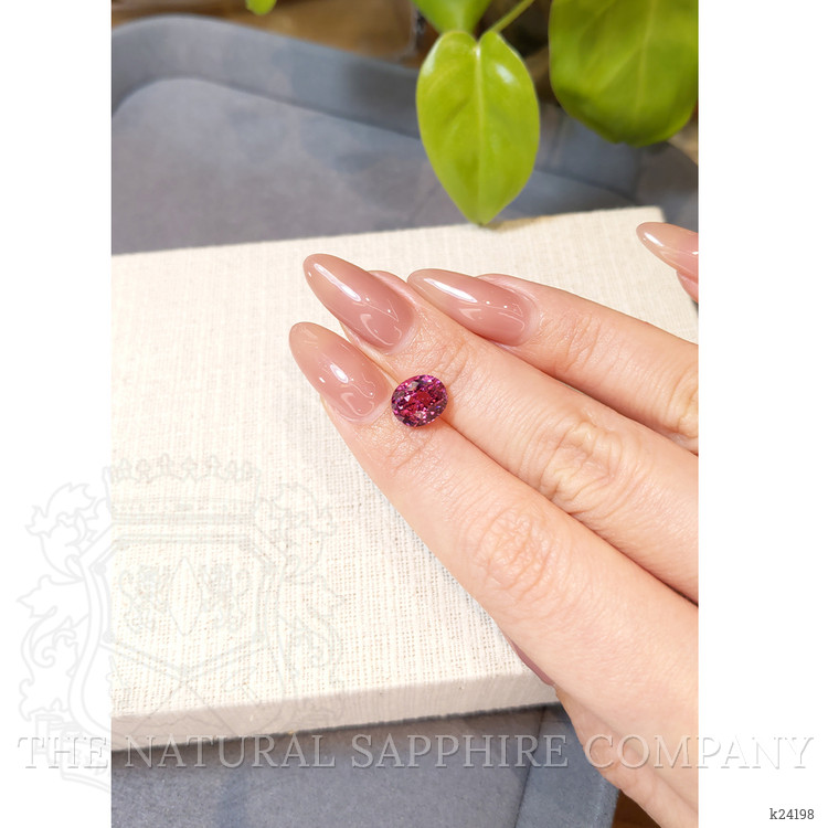 3.56 Ct. Purplish Pink Garnet from Madagascar