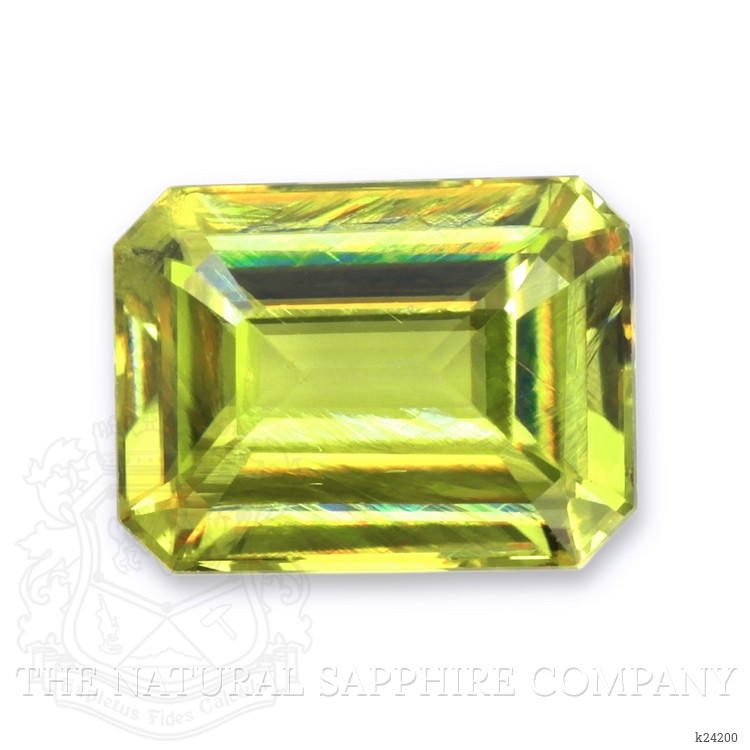 2.66 Ct. Yellowish Green Sphene (Titanite) from Madagascar