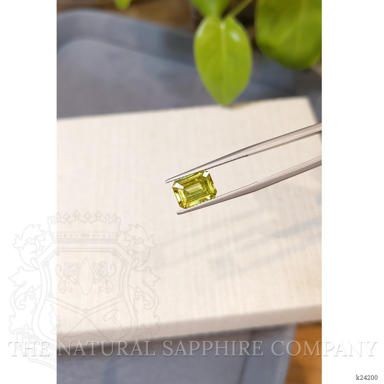 2.66 Ct. Yellowish Green Sphene (Titanite) from Madagascar