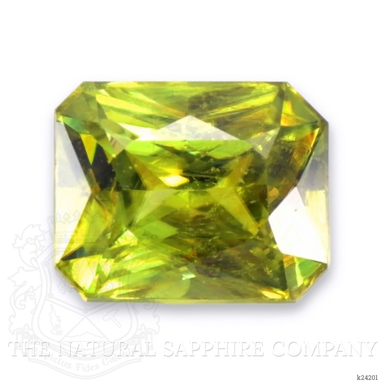 2.96 Ct. Yellowish Green Sphene (Titanite) from Madagascar