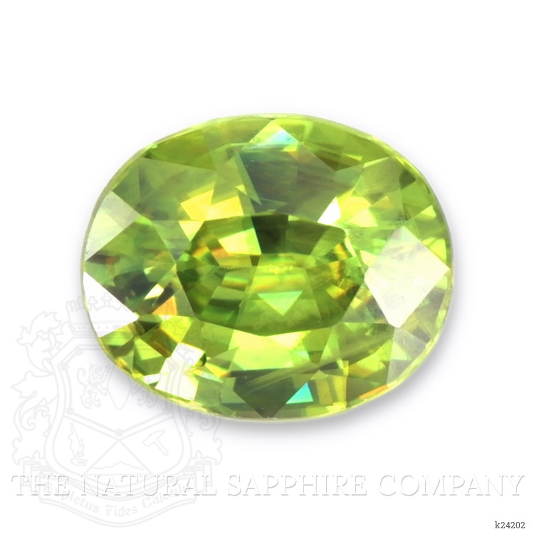 2.31 Ct. Yellowish Green Sphene (Titanite) from Madagascar