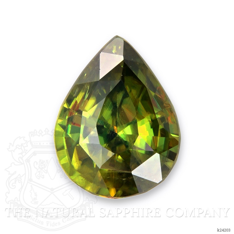 2.29 Ct. Yellowish Green Sphene (Titanite) from Madagascar
