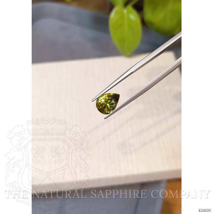 2.29 Ct. Yellowish Green Sphene (Titanite) from Madagascar