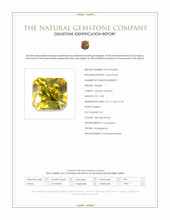 3.33 Ct. Yellowish Brown Sphene (Titanite) from Madagascar Scan Report