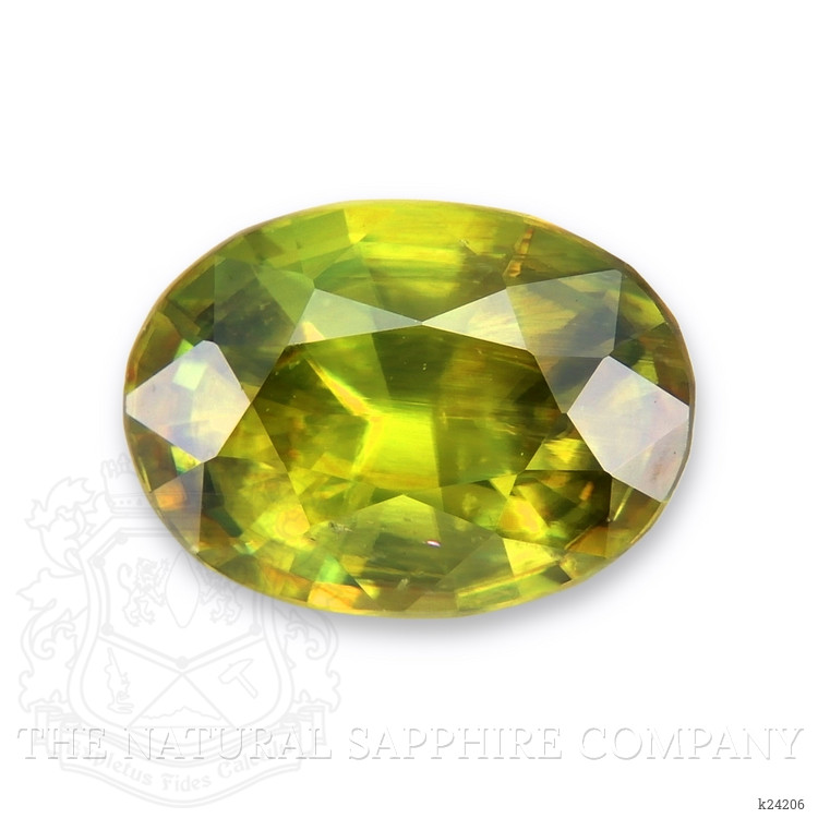 2.62 Ct. Yellowish Green Sphene (Titanite) from Madagascar