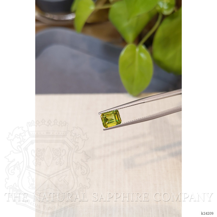 2.10 Ct. Yellowish Green Sphene (Titanite) from Madagascar