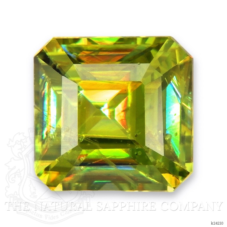 2.47 Ct. Yellowish Green Sphene (Titanite) from Madagascar