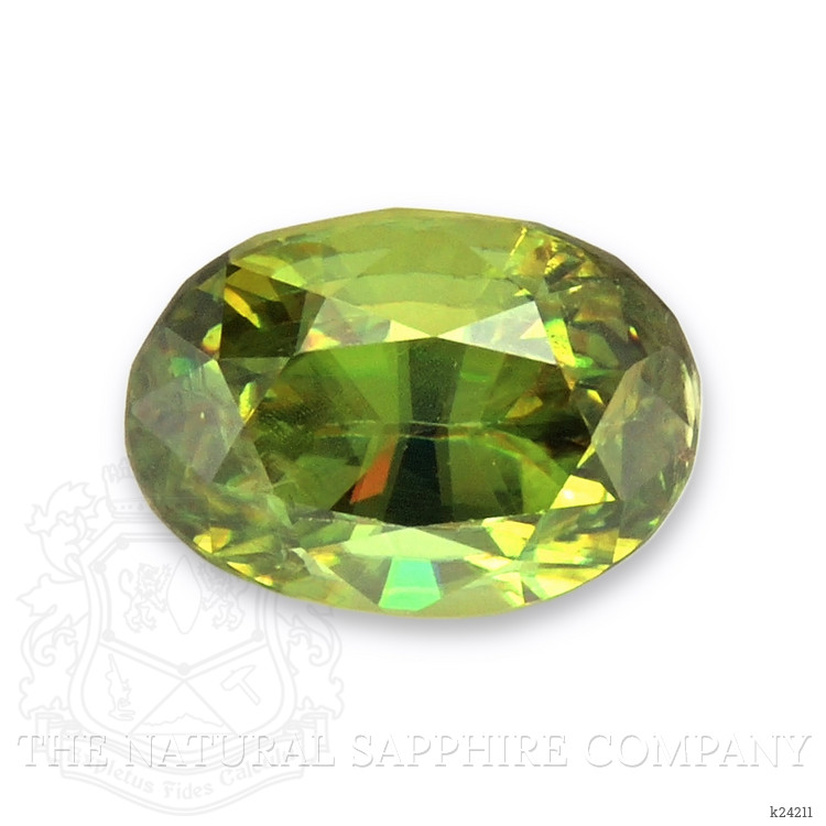 2.72 Ct. Yellowish Green Sphene (Titanite) from Madagascar