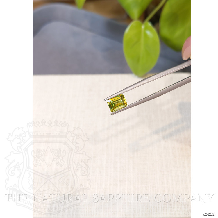 1.47 Ct. Yellowish Green Sphene (Titanite) from Madagascar