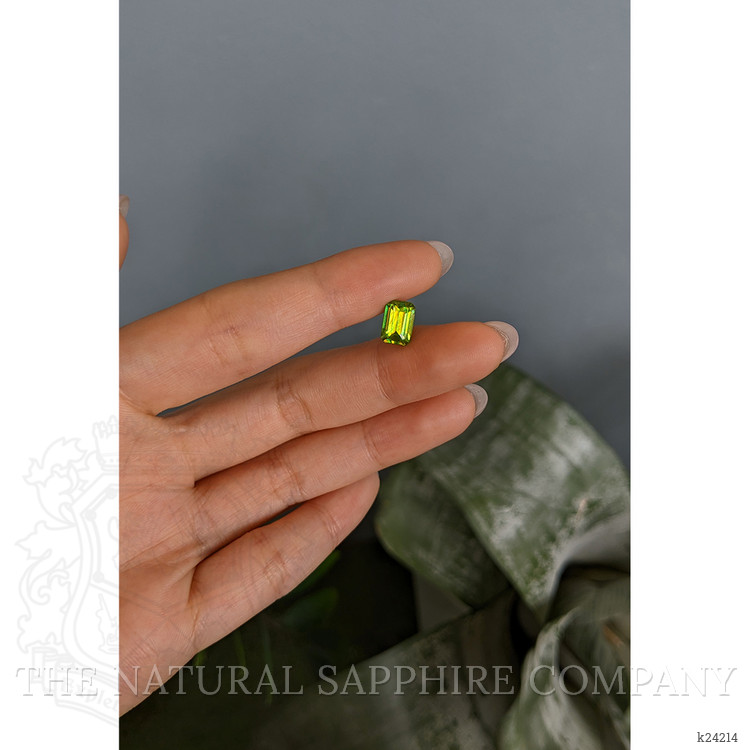 2.17 Ct. Yellowish Green Sphene (Titanite) from Madagascar