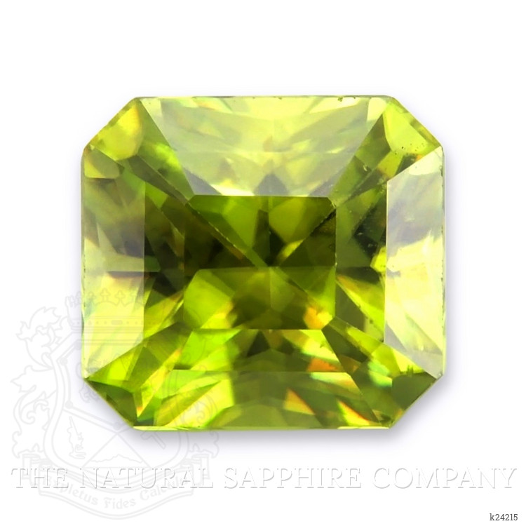 2.07 Ct. Yellowish Green Sphene (Titanite) from Madagascar