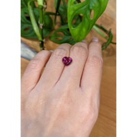 3.12 Ct. Pinkish Purple Garnet from Tanzania Life Style