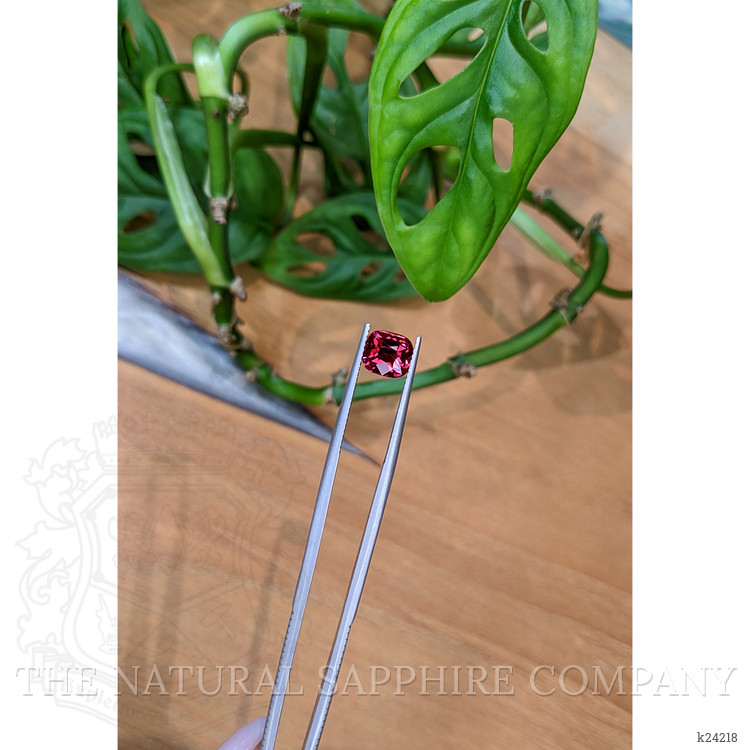 2.46 Ct. Purplish Pink Garnet from Tanzania