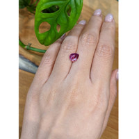1.87 Ct. Purplish Pink Garnet from Tanzania Life Style