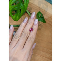 2.83 Ct. Pinkish Purple Garnet from Tanzania Life Style
