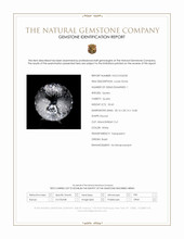 33.60 Ct. White Quartz from Brazil Scan Report