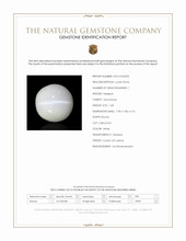 1.68 Ct. White Cabochon Moonstone from Ceylon (Sri Lanka) Scan Report