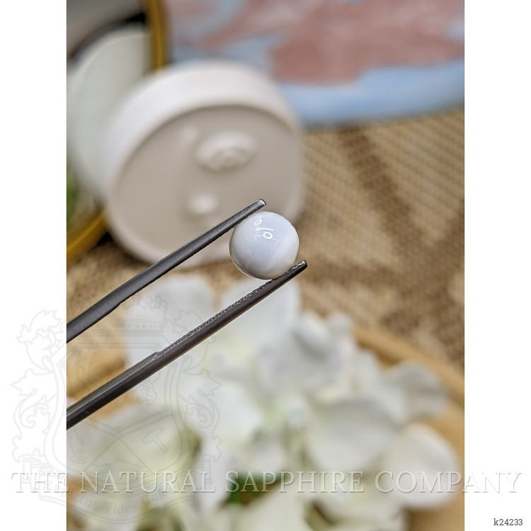 1.68 Ct. White Cabochon Moonstone from Ceylon (Sri Lanka)