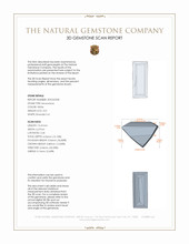 3.01 Ct. White Moonstone from Ceylon (Sri Lanka) 3 D Scan Report