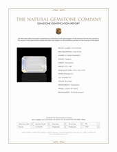 0.48 Ct. Blue Flash Moonstone from Ceylon (Sri Lanka) Scan Report