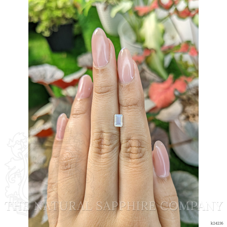 0.48 Ct. Blue Flash Moonstone from Ceylon (Sri Lanka)