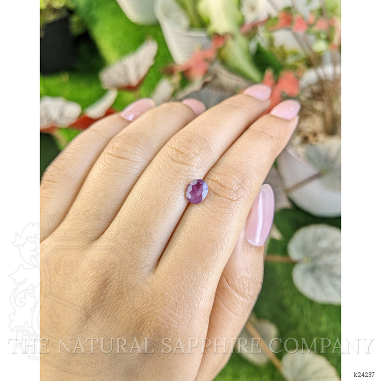 1.41 Ct. Purplish Pink Spinel from Ceylon (Sri Lanka)
