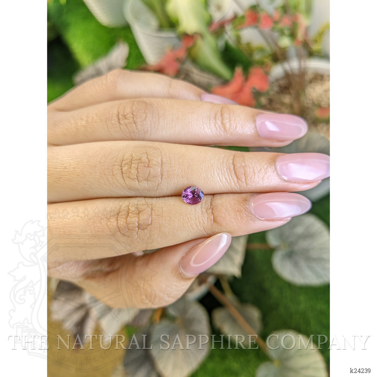 0.81 Ct. Pinkish Purple Spinel from Ceylon (Sri Lanka)