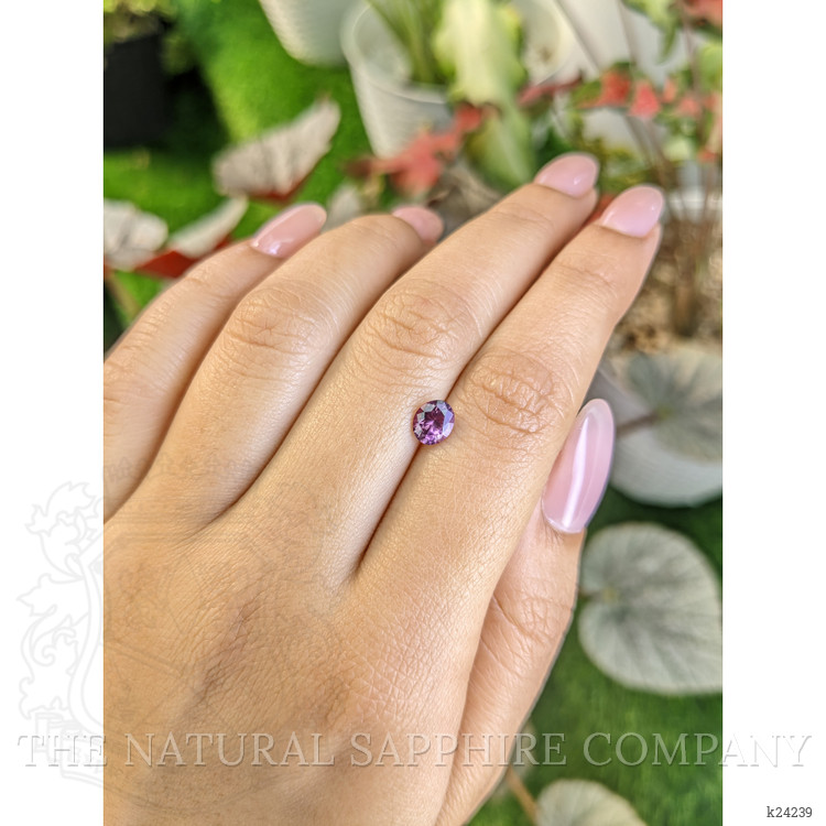 0.81 Ct. Pinkish Purple Spinel from Ceylon (Sri Lanka)