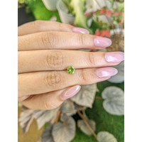 0.75 Ct. Yellowish Green Peridot from Pakistan Life Style