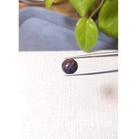 3.92 Ct. Multi Color Cabochon Black Opal from Ethiopia Life Style