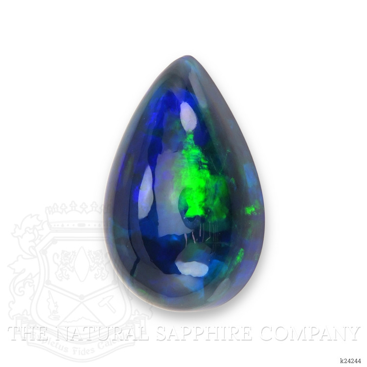 4.15 Ct. Multi Color Cabochon Black Opal from Ethiopia