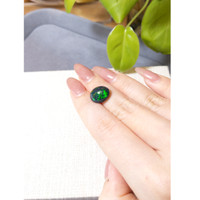 4.95 Ct. Multi Color Cabochon Black Opal from Ethiopia Life Style