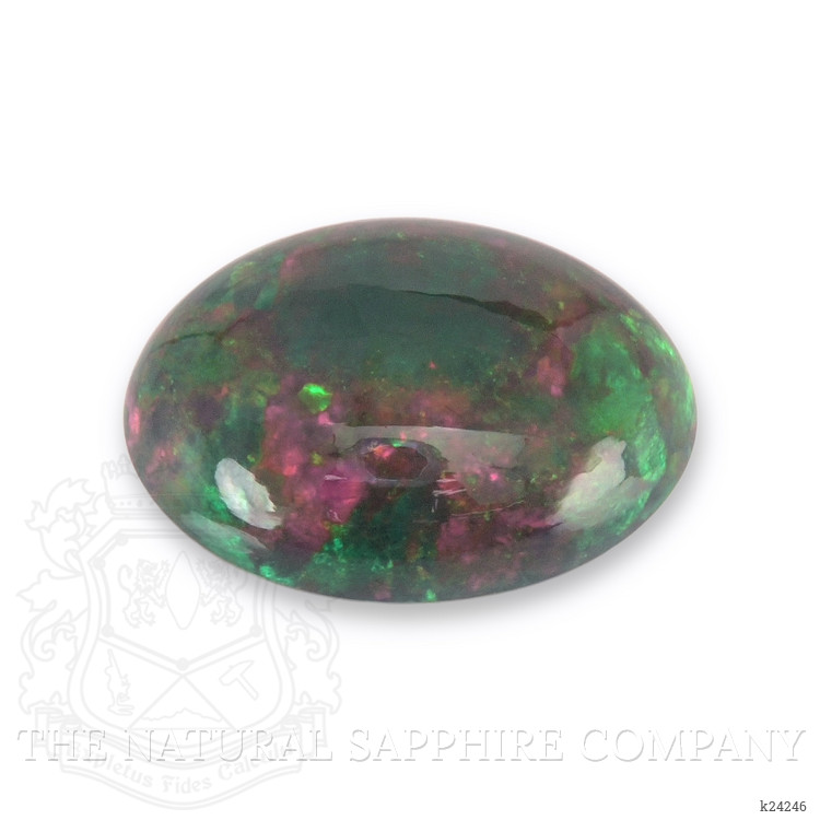 4.77 Ct. Multi Color Cabochon Black Opal from Ethiopia