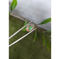 4.77 Ct. Multi Color Cabochon Black Opal from Ethiopia Life Style