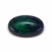 1.00 Ct. Multi Color Cabochon Black Opal from Ethiopia Video