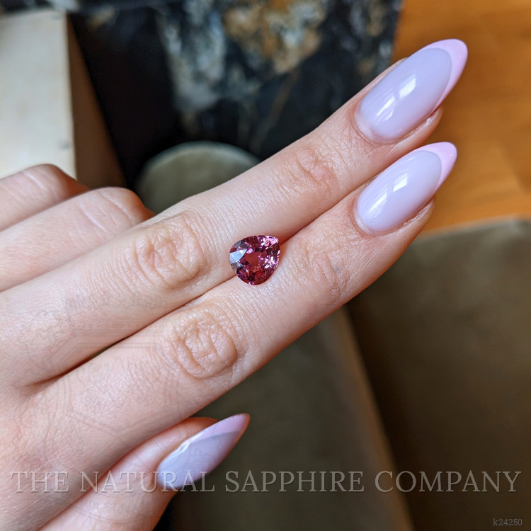 3.39 Ct. Purplish Pink Spinel from Burma (Myanmar)