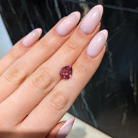 3.39 Ct. Purplish Pink Spinel from Burma (Myanmar) Life Style