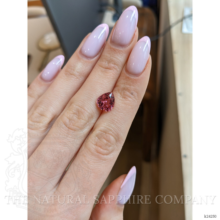 3.39 Ct. Purplish Pink Spinel from Burma (Myanmar)