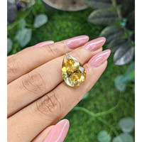 9.74 Ct. Yellow Citrine Life Style
