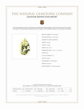 8.26 Ct. Yellow Citrine Scan Report
